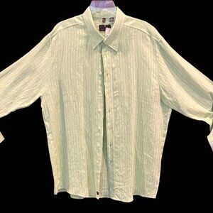 Haupt Germany Men’s Button Up Long Sleeve Shirt Xl New with Tags 43/44 17 ½”